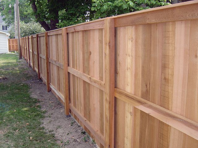 Wood privacy fence built on PostMaster+ steel fence posts in Baton Rouge, LA